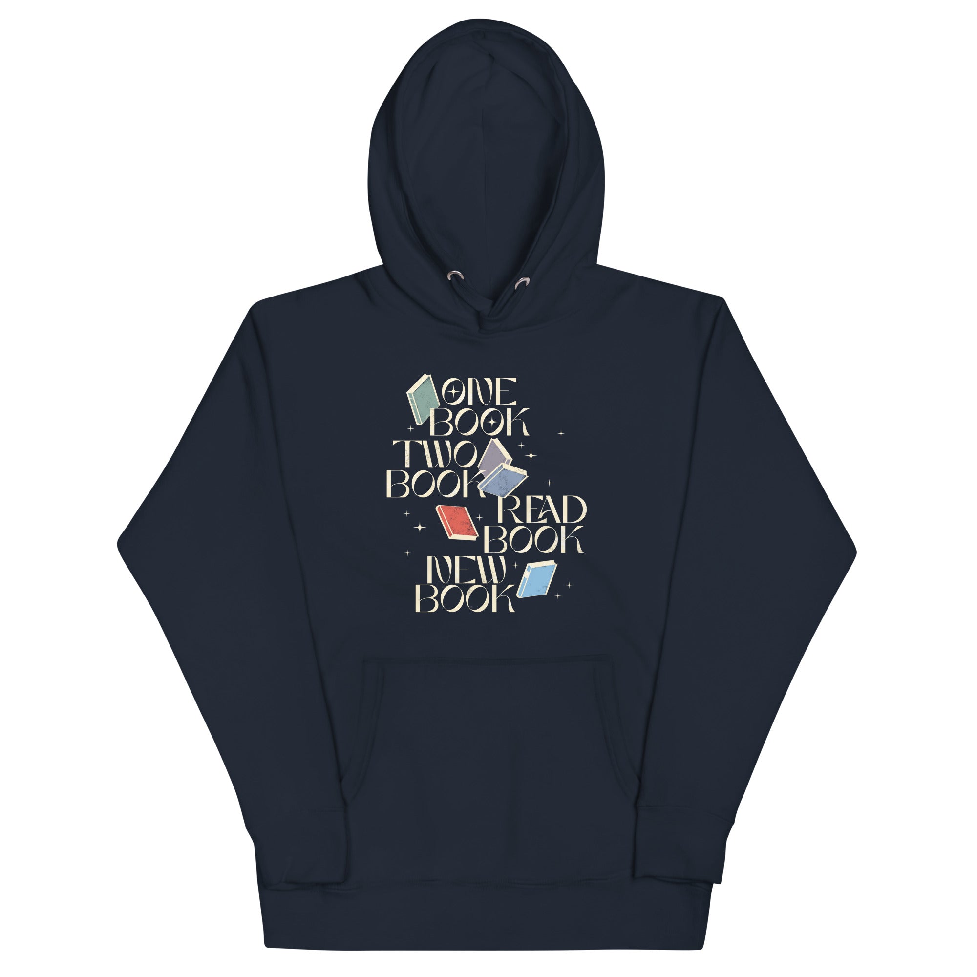 One Book Two Book Read Book New Book Unisex Hoodie