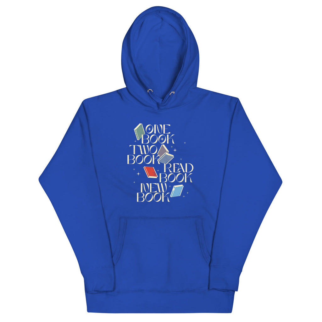 One Book Two Book Read Book New Book Unisex Hoodie