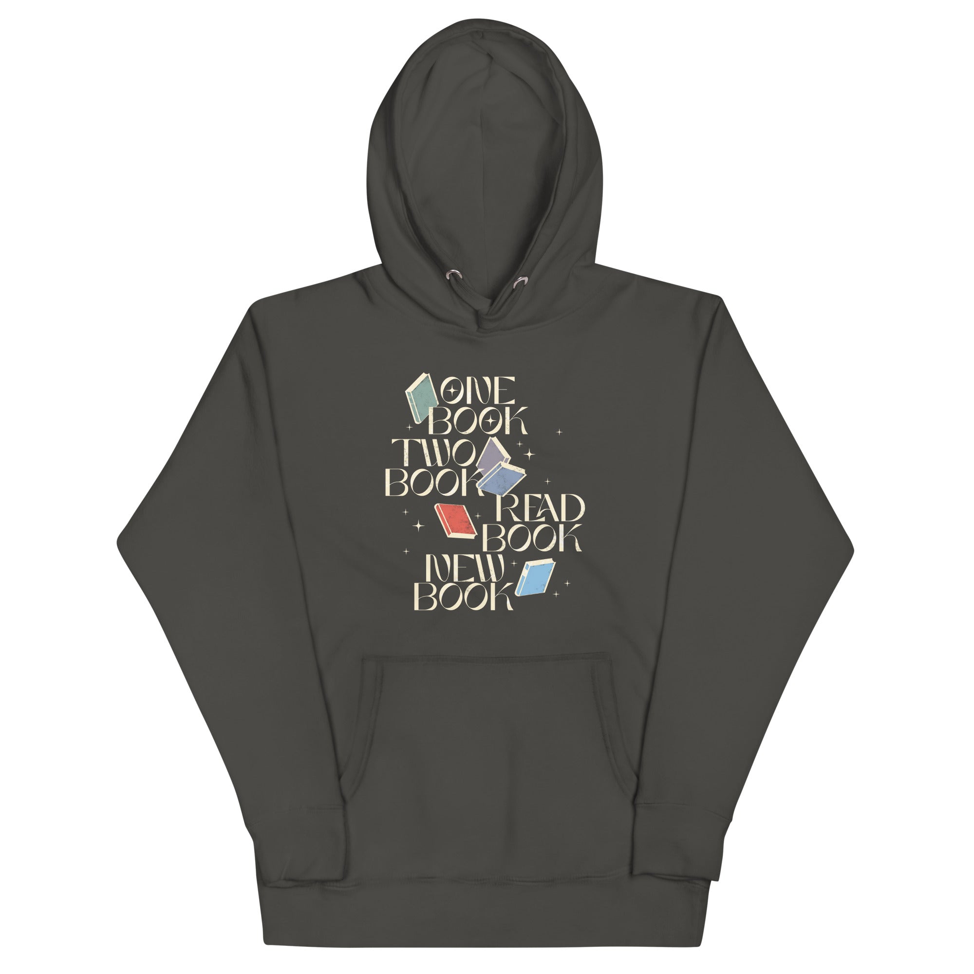 One Book Two Book Read Book New Book Unisex Hoodie