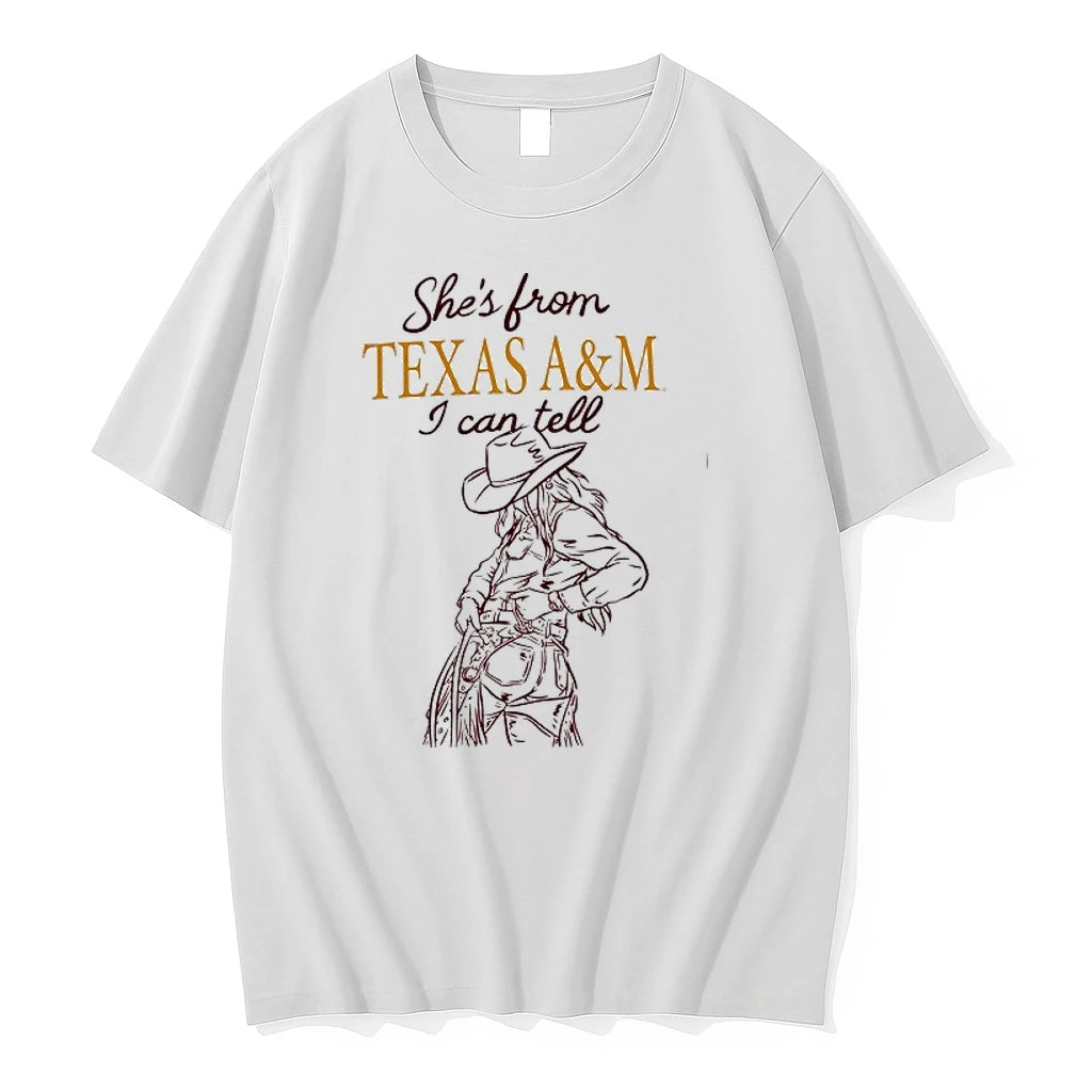 Cowgirl Shes From Texas A And M I Can Tell 0 Tshirts Sweater