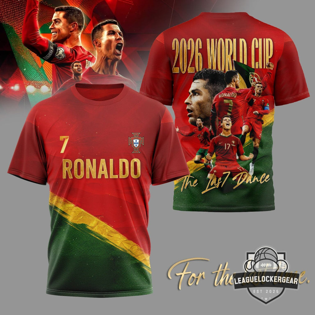 Cristiano Ronaldo Portugal 2026 World Cup The Last Dance T-Shirt