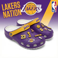 LA Lakers NBA Crocs Clogs – “Showtime” Purple Gold Championship Fan Gear