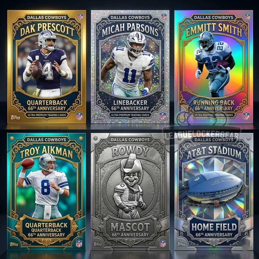 Dallas Cowboys 66th Anniversary Ultra Premium Trading Cards