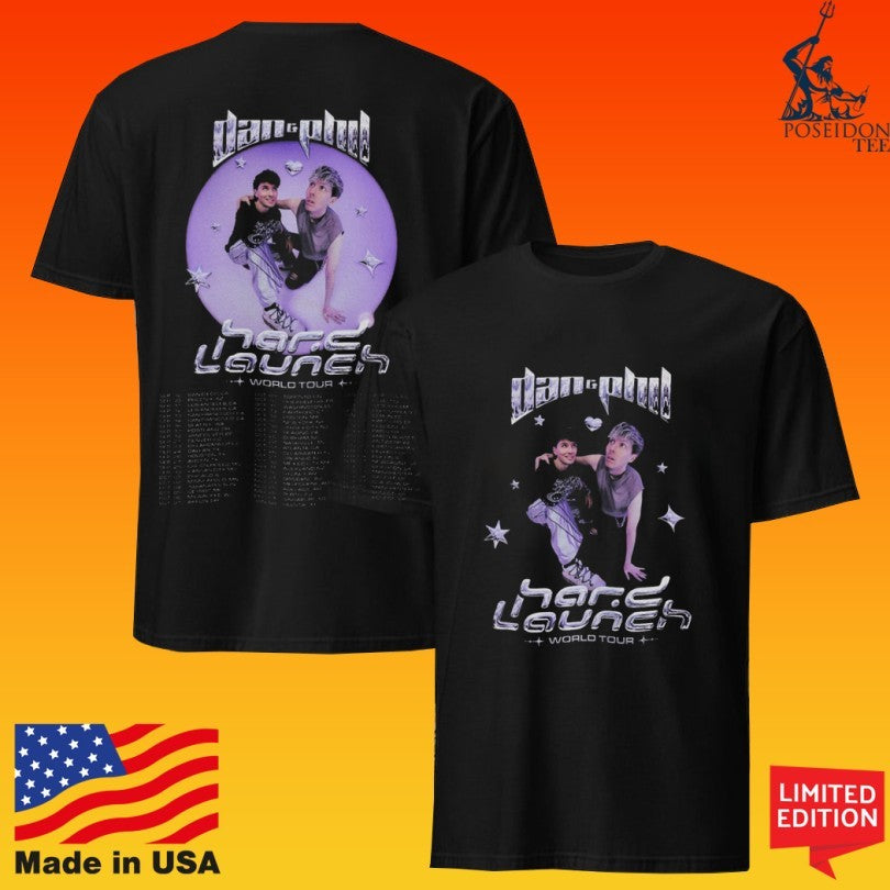Dan And Phil The Hard Launch World Tour T-shirt
