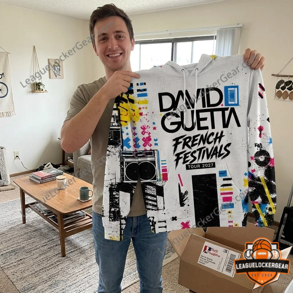 David Guetta French Festivals Tour 2027 Hoodie