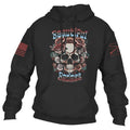 Women's Beautiful Badass Floral Hoodie - Black