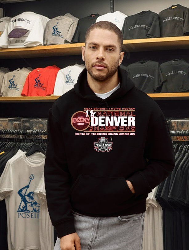 Denver Pioneers Men’s Hockey 11-time National Champs T-shirt