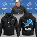 Detroit Lions “All Grit” Hoodie – Coach Dan Campbell Edition