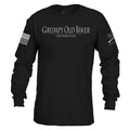 Grumpy Old Biker Long Sleeve - Black