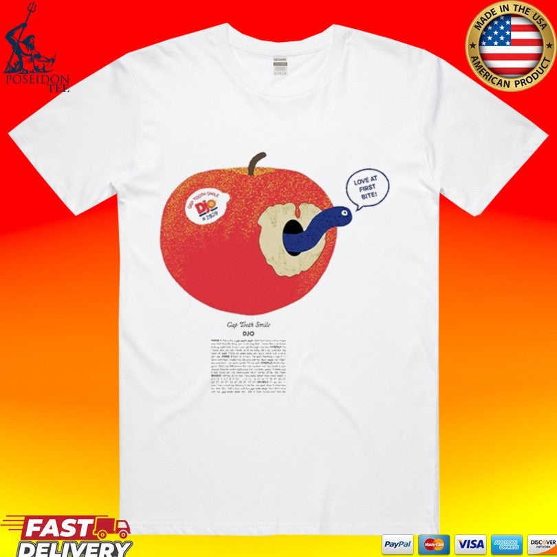 Dio Apple Worm Love At First Bite T-shirt