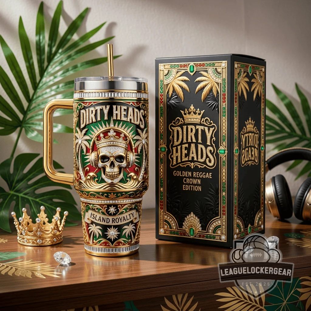 Dirty Heads Golden Reggae Crown Edition Island Royalty 40oz Tumbler