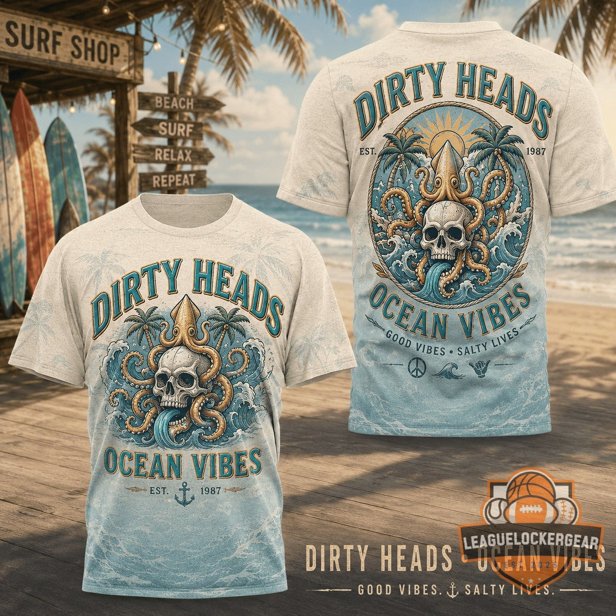 Dirty Heads Ocean Vibes Est. 1987 T-Shirt