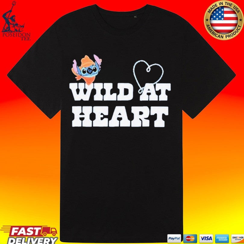 Disney Stitch Wild At Heart T-shirt