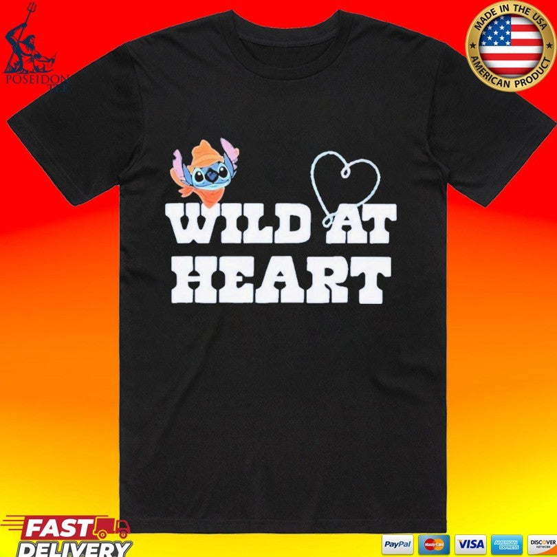 Disney Stitch Wild At Heart T-shirt