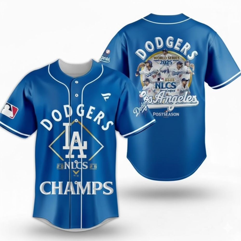 Los Angeles Dodgers 2025 World Series Champs Baseball Jersey – Official MLB Game Shirt