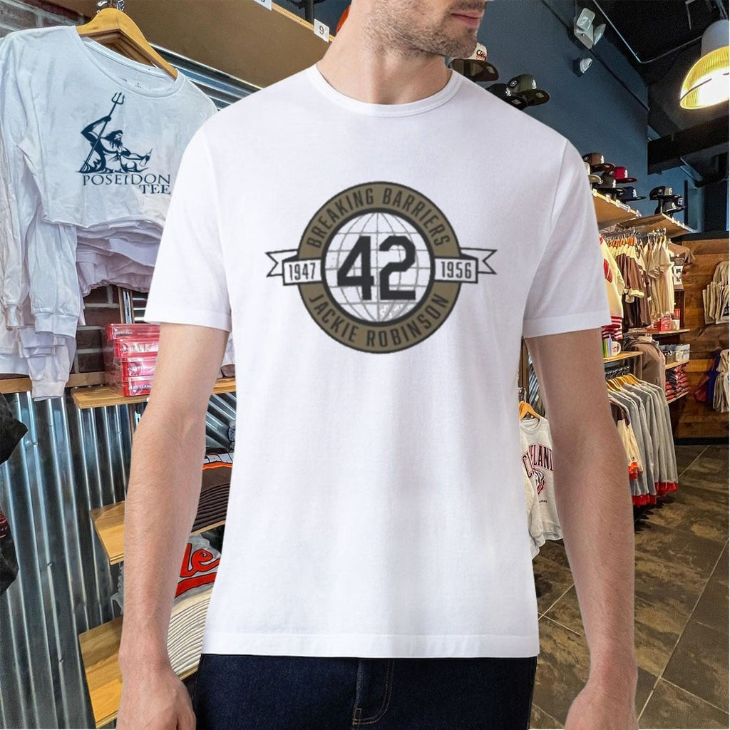 Dodgers Madness Jackie Robinson Barriers T-shirt