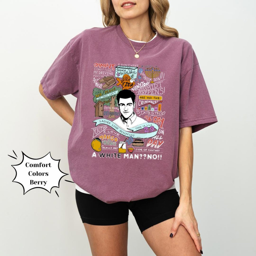 Schmidt Girl Quotes Comfort Colors Unisex T-shirt, Sweatshirt, Hoodie (2)