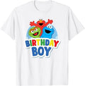 Sesame Street Elmo Oscar Cookie Monster Birthday Boy Unisex T-shirt, Sweatshirt, Hoodie (1)