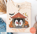 Gilmore Ghouls Where Haunt Follow Ghost Halloween Tee Spooky Fall Autum Ghost Couple (1)