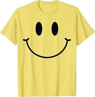 70s Yellow Smile Face Happy Smiling Face Retro Unisex T-shirt, Sweatshirt, Hoodie (1)