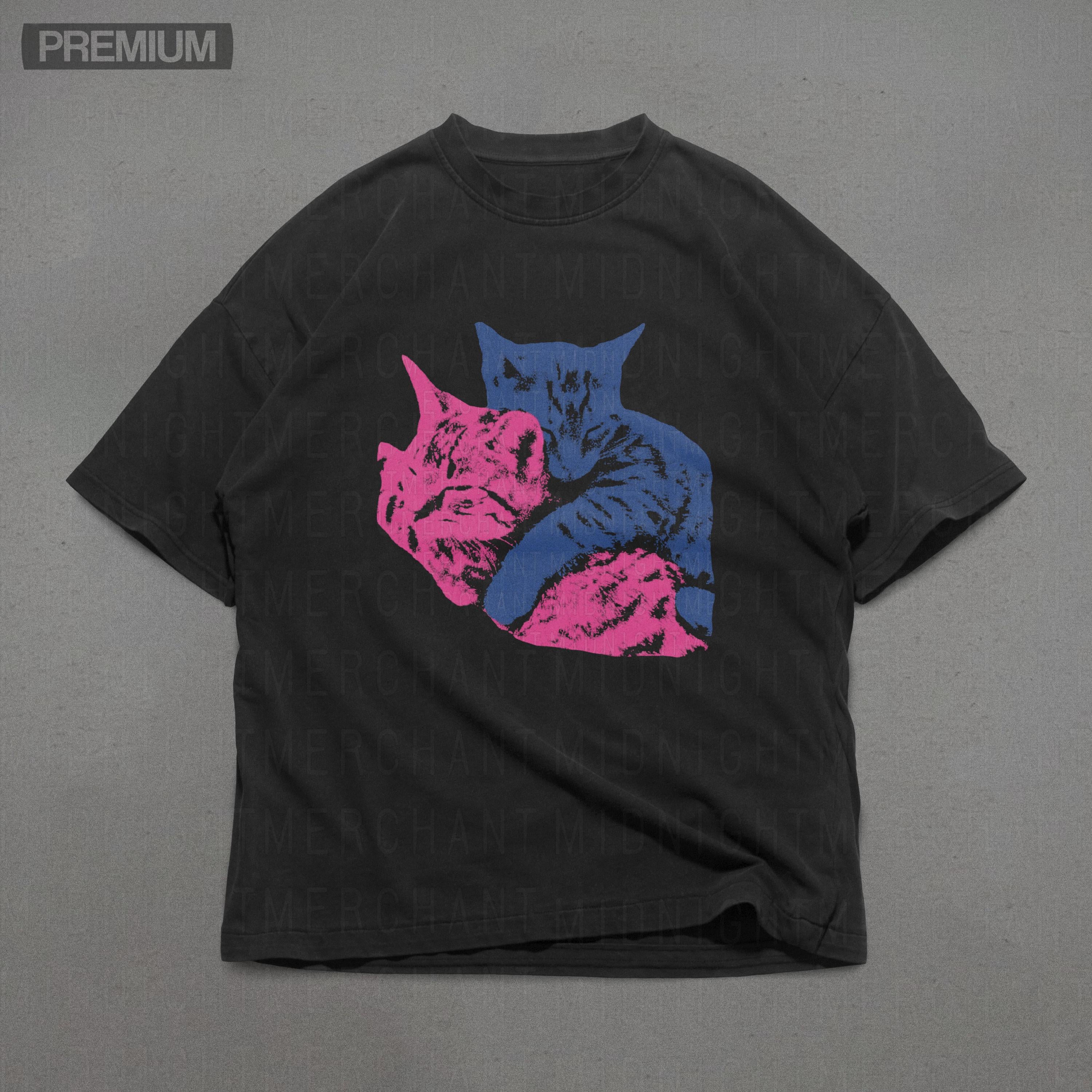 Tv Girl Ca Comfort Colors Really Cares Album Tee Indie Band Tee Cat Cat Lover (2)