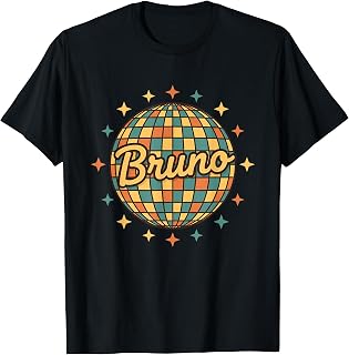 Bruno Retro Disco Name Vintage 70s Nostalgia Unisex T-shirt, Sweatshirt, Hoodie (1)