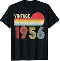 Vintage 1956 70th Birthday 70 Years Old Unisex T-shirt, Sweatshirt, Hoodie (1)