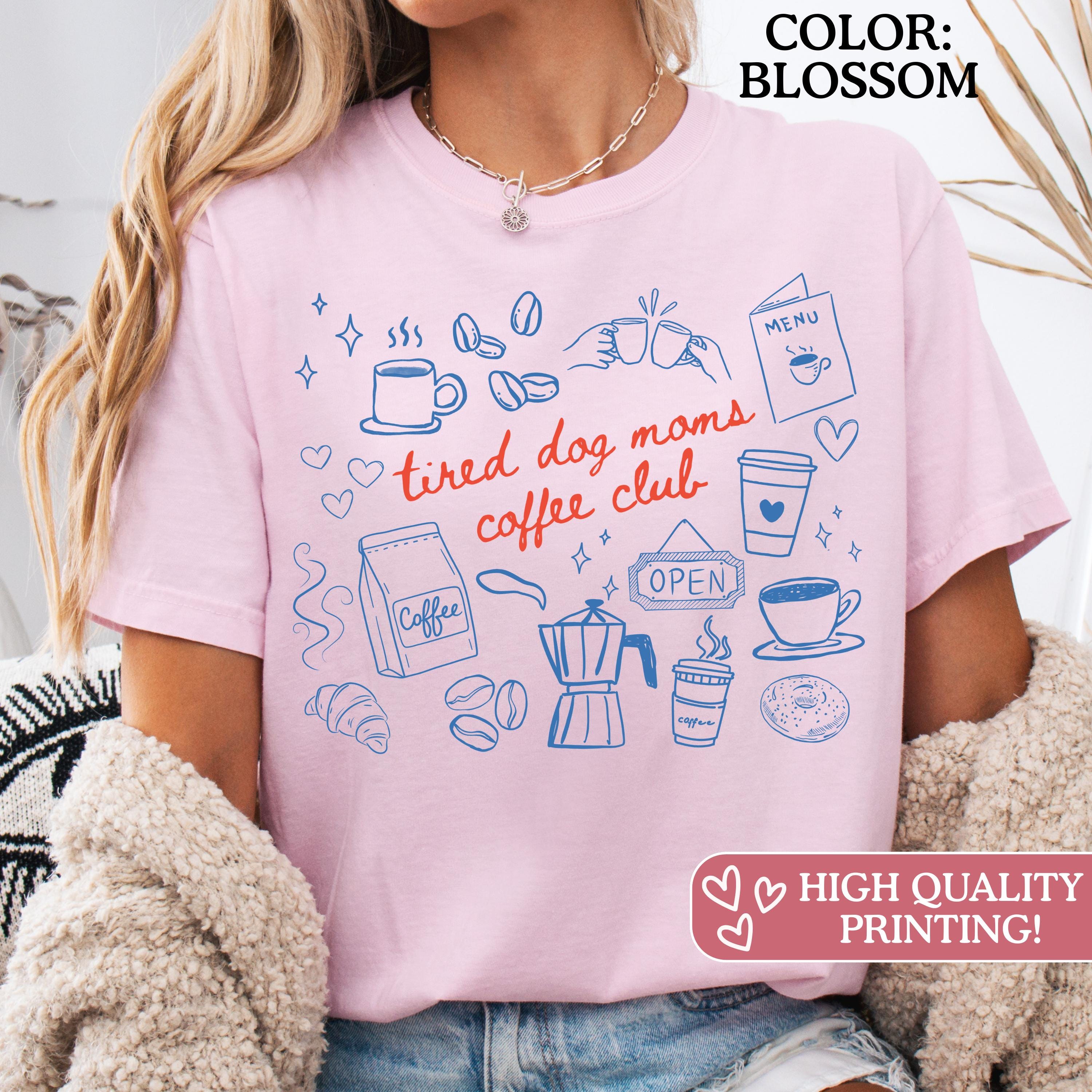 Comfort Colors Dog Mom Coffee Lover Caffeinated Dog Mom Dog Mothers Day Dog Mama Dog Lover Fur Mama (2)