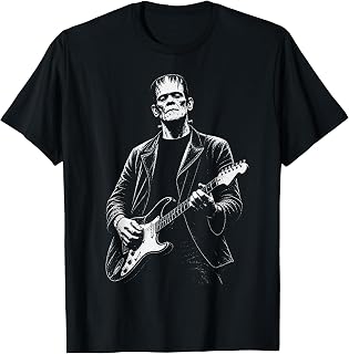 Vintage Frankenstein Playing Guitar Halloween Frankenstein (1)