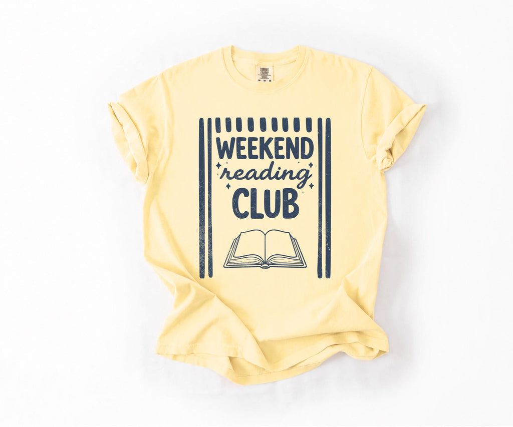 Book Lover Weekend Reading Club Tee Bookish Summer Reader (3)