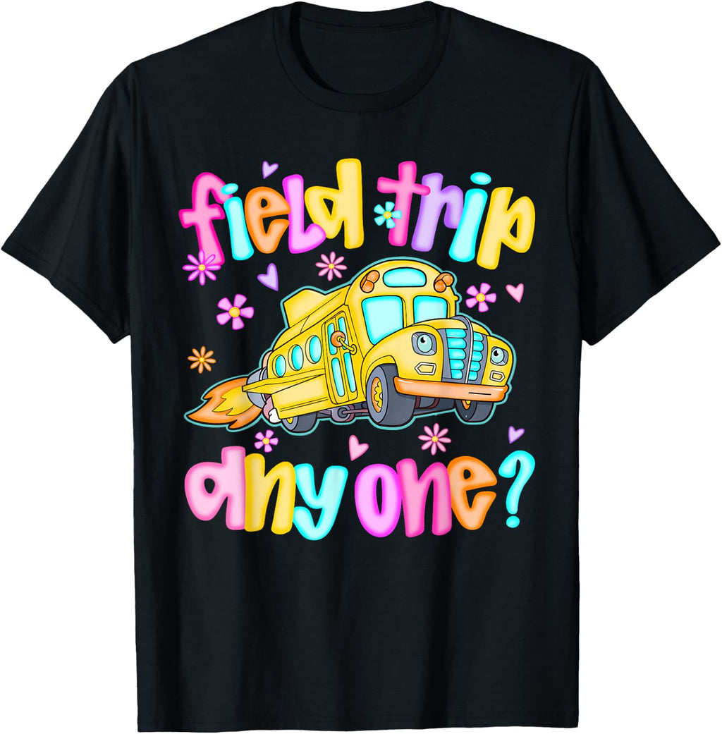 Field Trip Anyone School Bus Let Games Begin Field Day Unisex T-shirt, Sweatshirt, Hoodie (1)