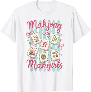 Mahjong Mahgirls Summer Game Night Tile Game Unisex T-shirt, Sweatshirt, Hoodie (1)