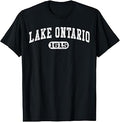 Retro Vintage Distressed Lake Ontario Est 1615 Unisex T-shirt, Sweatshirt, Hoodie (1)