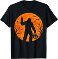 Spooky Halloween Sasquatch Pumpkin Halloween Unisex T-shirt, Sweatshirt, Hoodie (1)