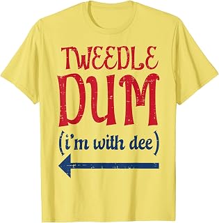 Tweedle Dum Im Dee Halloween Matching Costume Unisex T-shirt, Sweatshirt, Hoodie (1)