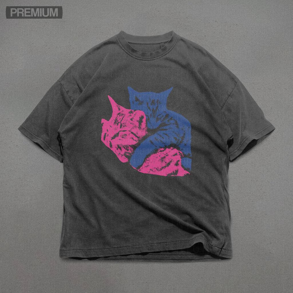 Tv Girl Ca Comfort Colors Really Cares Album Tee Indie Band Tee Cat Cat Lover (4)