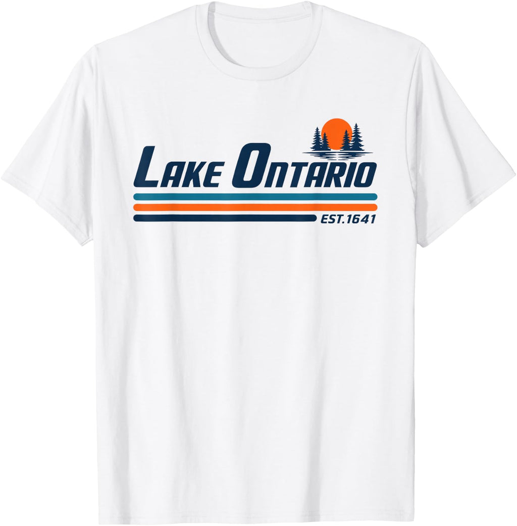 Lake Ontario Est 1641 Sunset Unisex T-shirt, Sweatshirt, Hoodie (1)