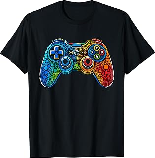 Dot Day Video Game Colorful Polka Dot Gamer Gaming Boy Unisex T-shirt, Sweatshirt, Hoodie (1)