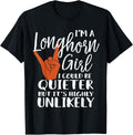 Longhorn Girl Quote Souvenir Ladies Unisex T-shirt, Sweatshirt, Hoodie (1)