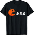 Halloween Pumpkin Eating Ghost Gamer Unisex T-shirt, Sweatshirt, Hoodie (1)