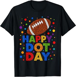 Happy Dot Day Football Teen Unisex T-shirt, Sweatshirt, Hoodie (1)