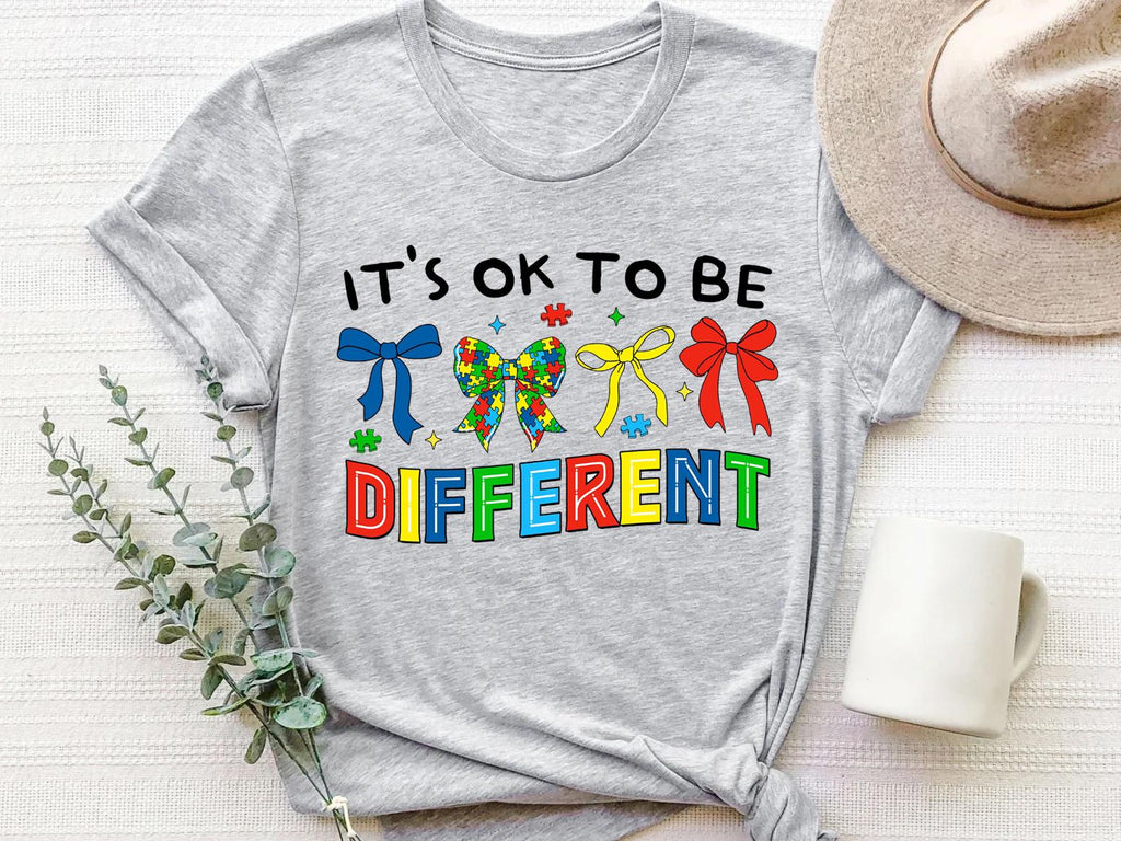 It'S Ok Differen Autism Support Awareness Tee Autism Advocacy Mental Health (2)