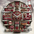 Dr. Pepper Vintage EST. 1885 Sculptured Wall Clock
