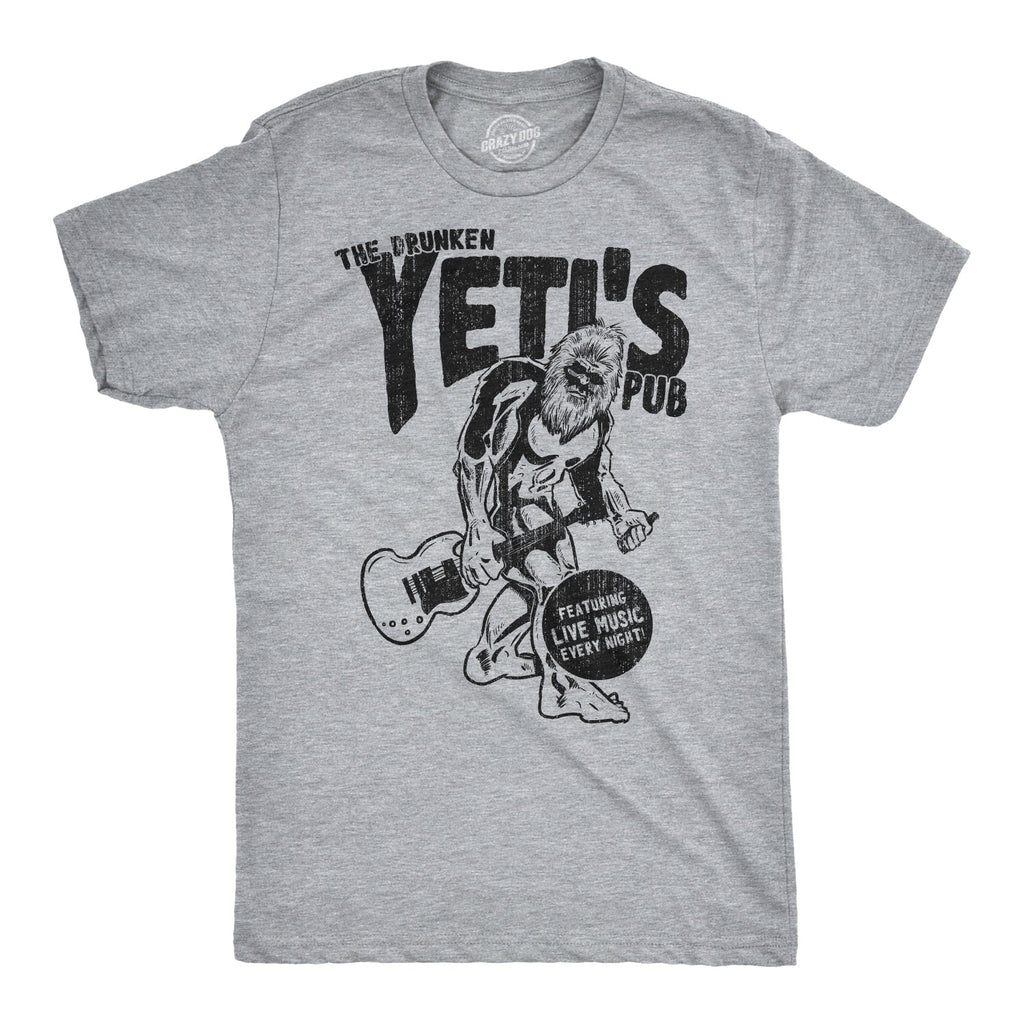 Drunken Yeti Pub Men's T Shirt