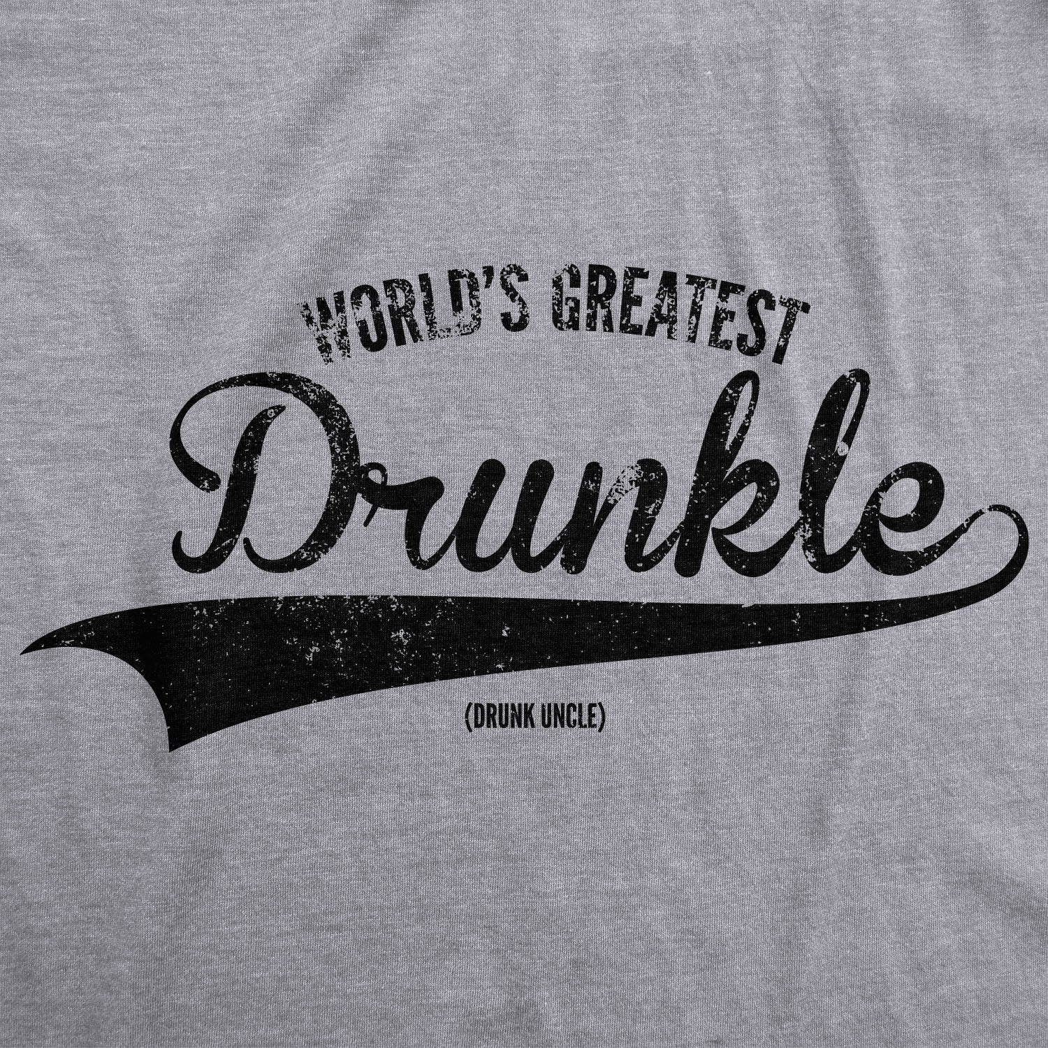 World's Greatest Drunkle Men's T Shirt