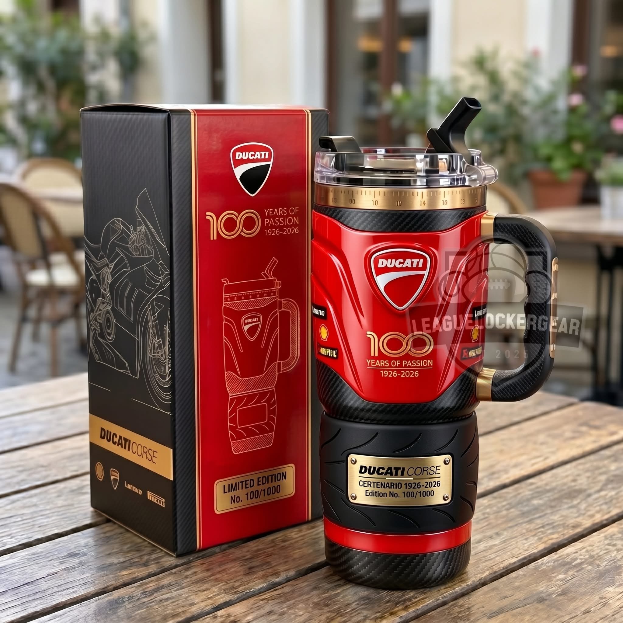 Ducati 100 Years of Passion Tumbler