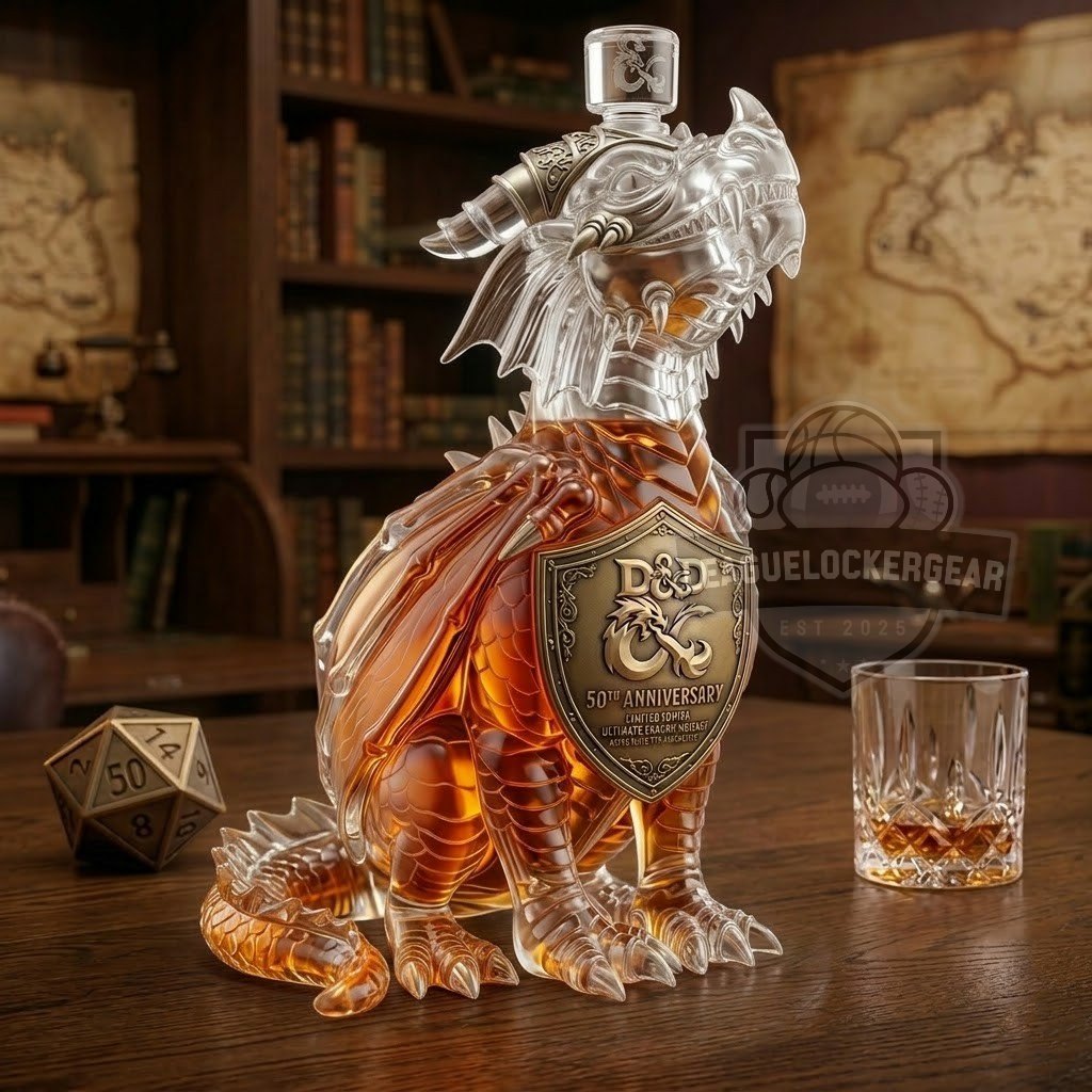 Dungeons & Dragons 50th Anniversary Whiskey Decanter
