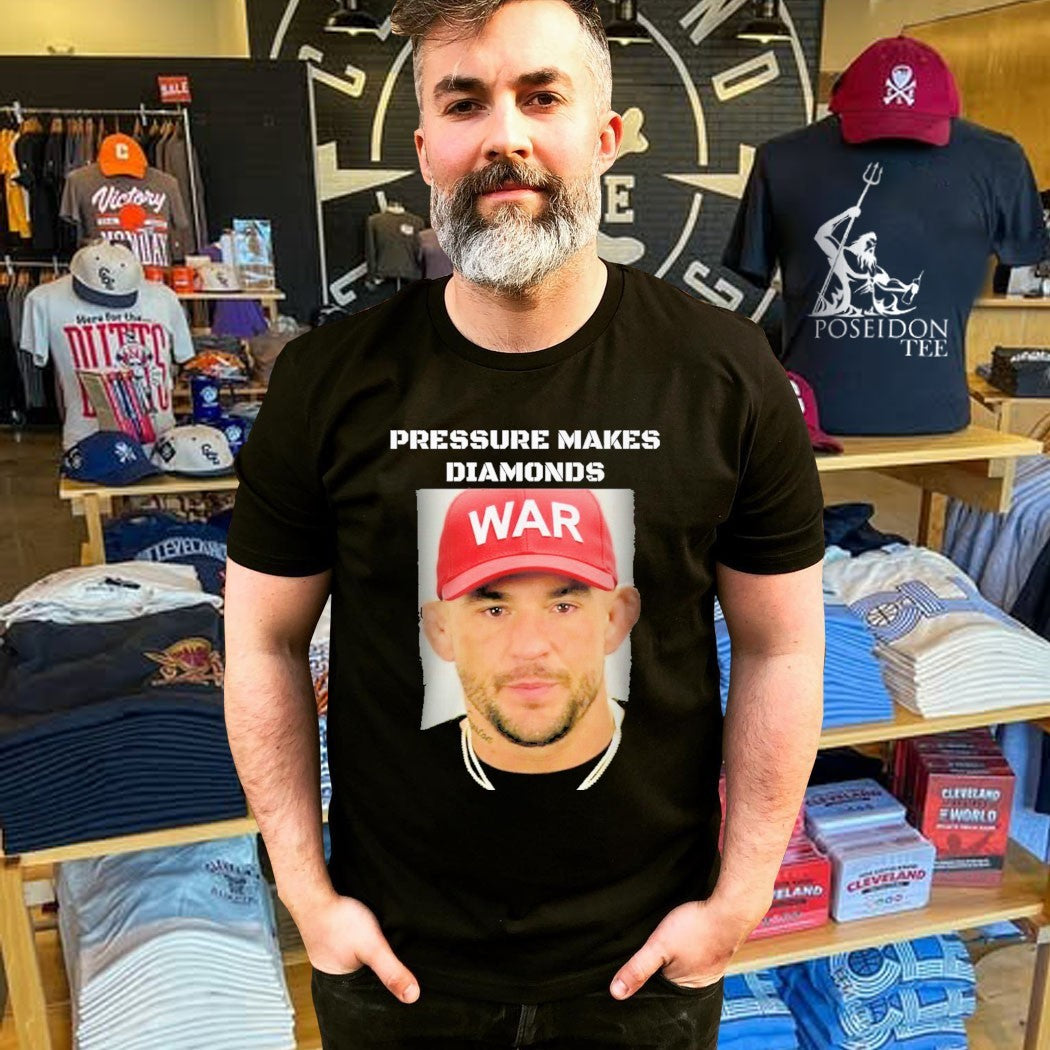 Dustin Poirier Mugshot Pressure Makes Diamonds T-shirt