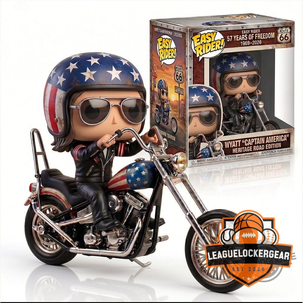 Easy Rider 57th Anniversary Wyatt Captain America Chopper Edition Funko Pop Figure