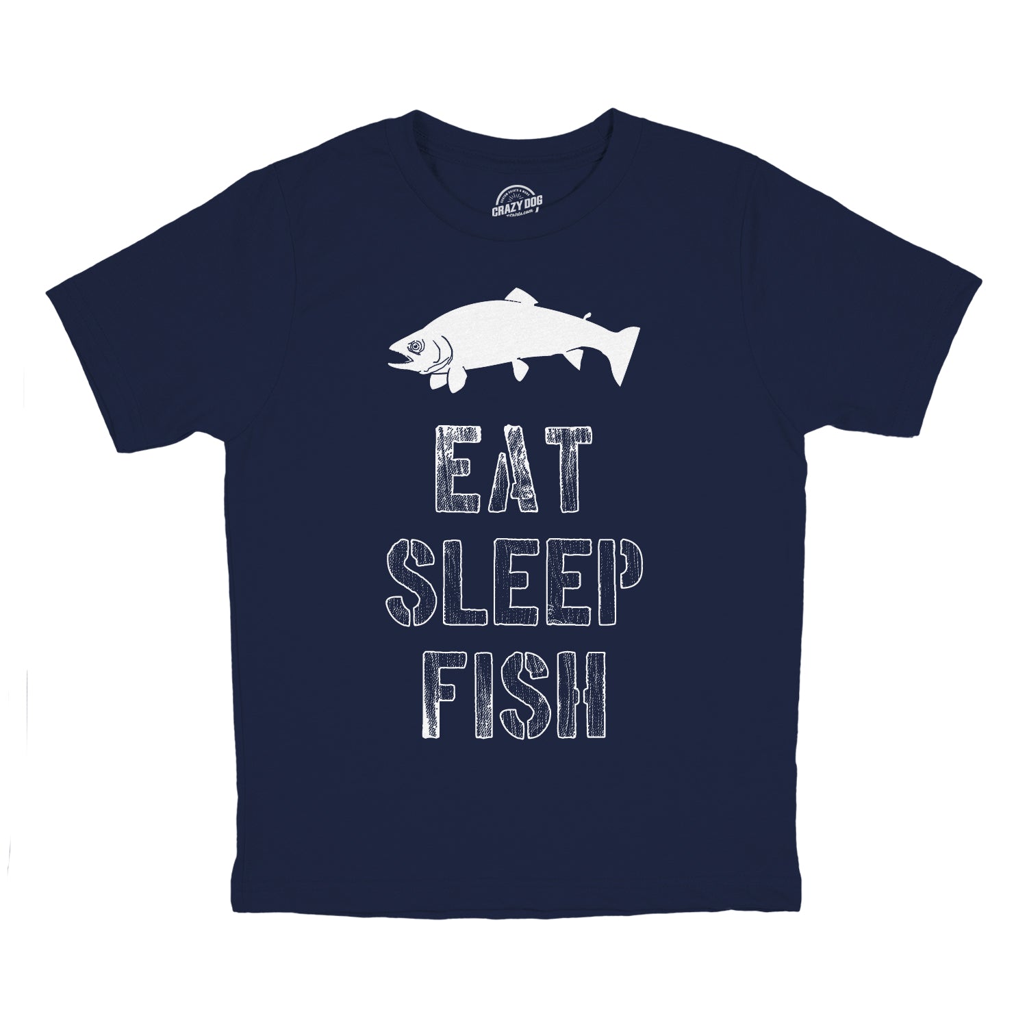 Eat Sleep Fish Youth T Shirt